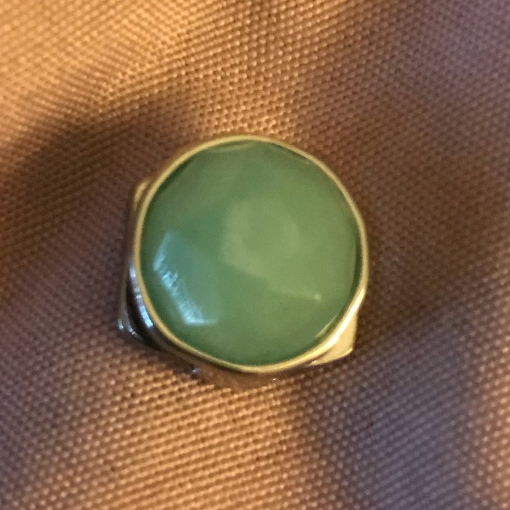 KEEP COLLECTIVE - Topaz stone silver disc